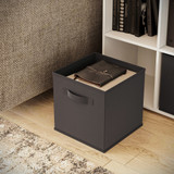 Asymmetrical 8 Cube Bookcase Unit w/ 3 Drawer Inserts