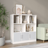 8 Cube Asymmetrical Storage Bookcase and Shelving Unit