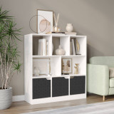 8 Cube Asymmetrical Storage Bookcase and Shelving Unit