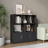 8 Cube Asymmetrical Storage Bookcase and Shelving Unit