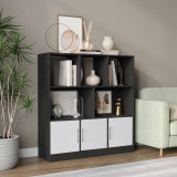 8 Cube Asymmetrical Storage Bookcase and Shelving Unit