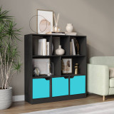 8 Cube Asymmetrical Storage Bookcase and Shelving Unit
