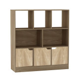 8 Cube Asymmetrical Storage Bookcase and Shelving Unit