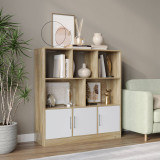 8 Cube Asymmetrical Storage Bookcase and Shelving Unit