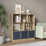 8 Cube Asymmetrical Storage Bookcase and Shelving Unit