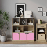8 Cube Asymmetrical Storage Bookcase and Shelving Unit