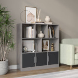 8 Cube Asymmetrical Storage Bookcase and Shelving Unit