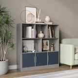 8 Cube Asymmetrical Storage Bookcase and Shelving Unit