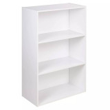 Tall Bookcase Storage Cabinet with 3 Shelves Tall Bookcase Storage Cabinet with 3 Shelves