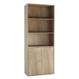 Tall Bookcase Storage Cabinet with 3 Shelves Tall Bookcase Storage Cabinet with 3 Shelves