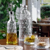 1L Embossed Leafy Glass Bottle 1L Embossed Leafy Glass Bottle