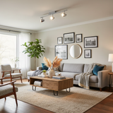 Corbera 3 Light LED Ceiling Spotlight Bar Satin Nickel