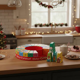 24 Compartment Circle Advent Calendar Christmas Countdown