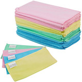 Pack of 50/100 Micro Fibre Reusable Cleaning Cloths 30x30cm