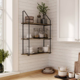 Modern Industrial Wall Shelf 80cm