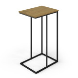 C Shaped Industrial Sofa Side Table