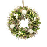 Large Artificial Festive Door Wreath 34cm Wall Decoration Large Artificial Festive Door Wreath 34cm Wall Decoration