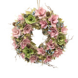 Large Artificial Festive Door Wreath 34cm Wall Decoration Large Artificial Festive Door Wreath 34cm Wall Decoration