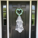 Rustic Rattan Heart Wreath Wall Décor Rustic Rattan Heart Wreath Wall Décor