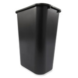 39L Black Rectangular Waste Recycling Bin