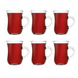 Turkish Tea Glasses with Handle 145cc