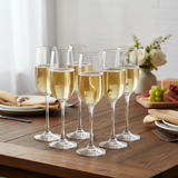 Pasabahce Champagne Glasses Flutes Set 195ml
