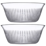 24cm Fruit Vegetable Salad Mixing Glass Serving Bowl