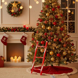 LED Christmas Ladder Decoration 50cm