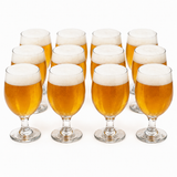 335ml Footed Stemmed Beer Glasses