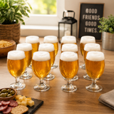335ml Footed Stemmed Beer Glasses