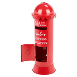 53cm Large Red Metal Christmas Letter Post Box