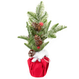 39cm Artificial Potted Christmas Tree Décor