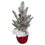 39cm Artificial Potted Christmas Tree Décor