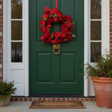 45cm Artificial Poinsettia Christmas Wreath