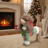 Poodle Dog Christmas Decoration (Assorted Colours)