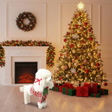 Poodle Dog Christmas Decoration (Assorted Colours)