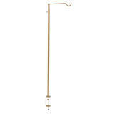Gold Metal Table Clamp Pole Hook