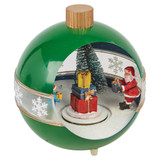 Illuminated LED Snowball Santa Christmas Winter Scene