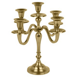 5 Arm Metal Candle Holder Candelabra