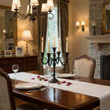 5 Arm Metal Candle Holder Candelabra