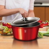 Berlinger Haus 10 Pc Burgundy Aluminium Cookware Set