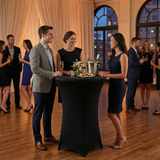 80cm Fitted Round Bar Table Cover