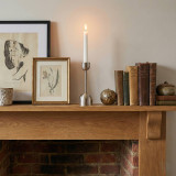 Metal Bell Taper Candle Holder 25cm