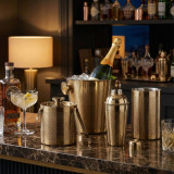 4 Piece Gold Stainless Steel Barware Set