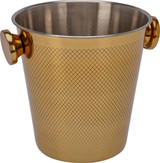 Gold Metal Champagne And Wine Cooler