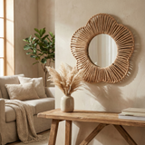 38cm Flower Shaped Hanging Wall Mirror