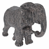 28cm  Elephant & Baby Resin Sculpture