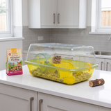 Pet Hamster Terrarium Cage Hutch Enclosure