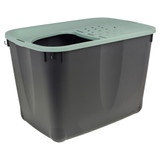 Large Plastic Cat Litter Bucket with Vented Lid