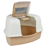 Cat Corner Hooded Litter Tray Box